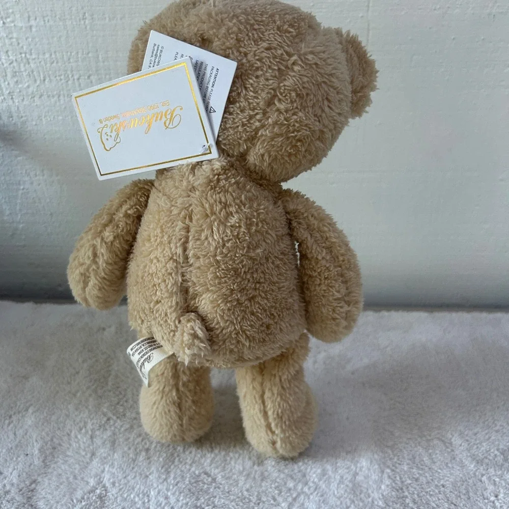 Bukowski Design Sweden Ignatio Teddy Bear Tan Plush Stuffed Animal Toy 11